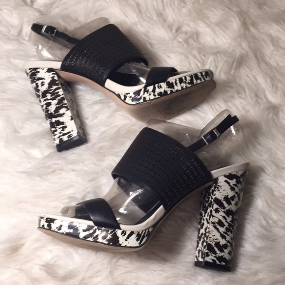 Calvin Klein block animal design heels - Picture 1 of 7